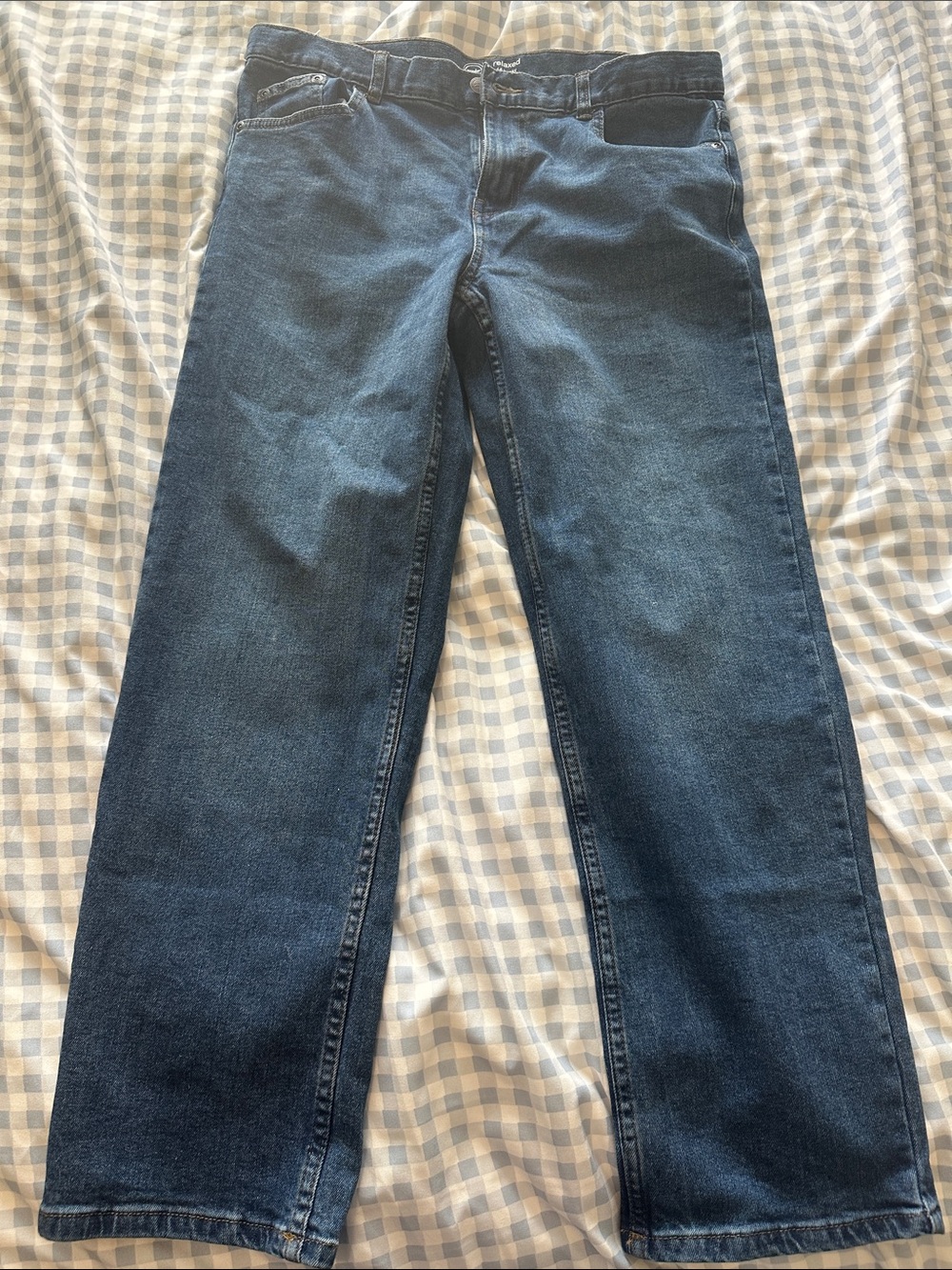 wonder nation Dark Blue Straight-Leg Kids Jeans